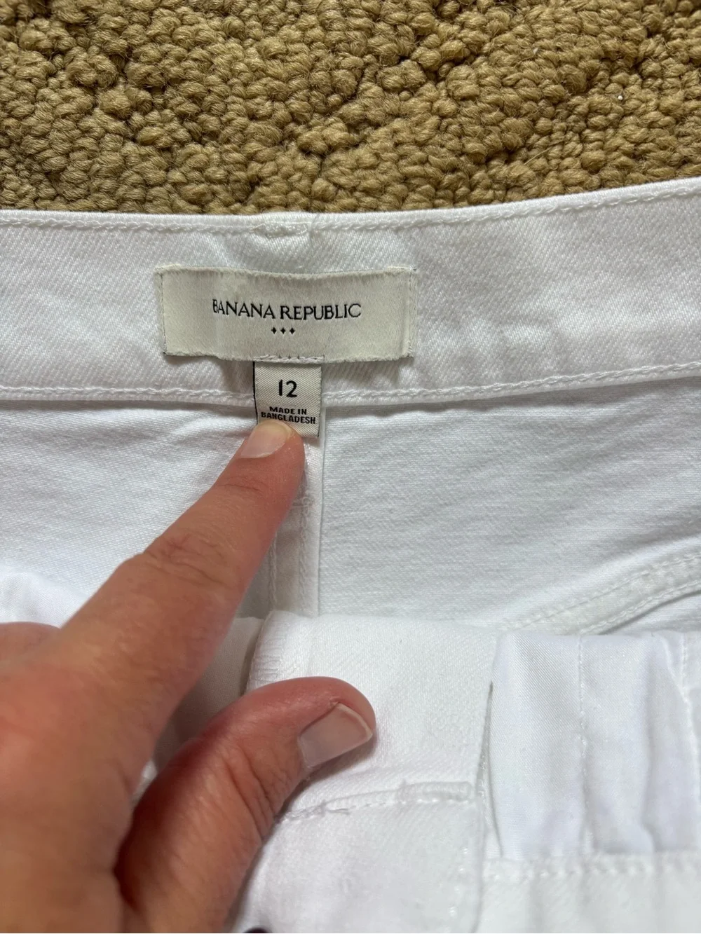 Banana Republic crisp white